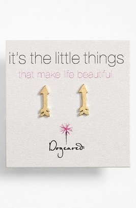 Dogeared 'It's the Little Things' Arrow Stud Earrings