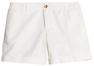 MANGO Cotton Shorts, Natural White