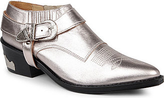 Toga Sarah metallic leather shoe boots