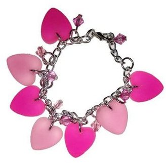 KanDi Jewelry Pink Gummy Heart Charm Bracelet
