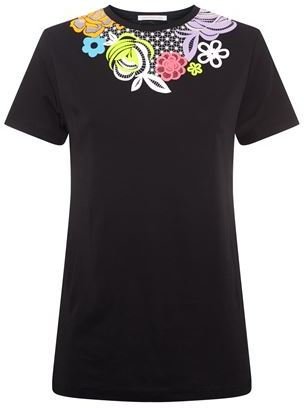 Christopher Kane Multi Floral Motif T-Shirt