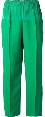 Lanvin contrast panel trousers