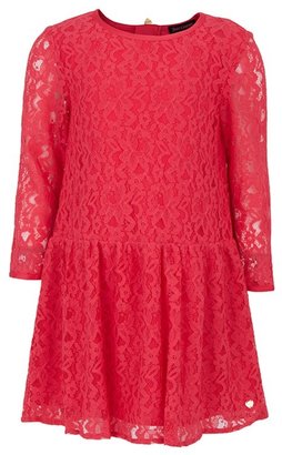 Juicy Couture Coral Pink Lace Dress