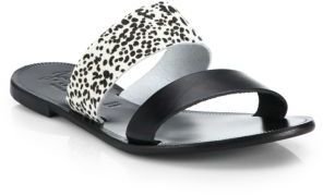 Joie Sable Haircalf & Leather Sandals