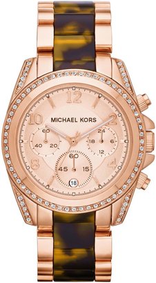 Michael Kors MK5859 Blair Rose Gold Tortoise Ladies Watch