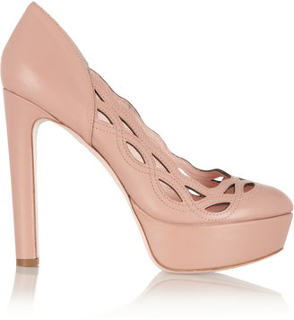 RED Valentino Cutout leather pumps