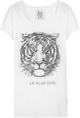 Zoe Karssen Le Plus Cool cotton and modal-blend T-shirt