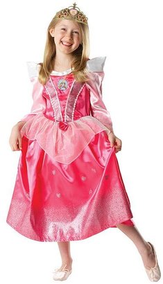 Disney Princess Sleeping Beauty Glitter Dress and Tiara