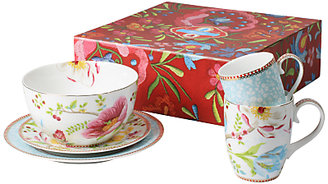 Pip Studio Chinese Garden Cups and Saucers, Set of 5