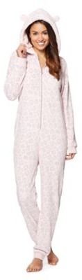Floozie by Frost French Pink animal printed onesie