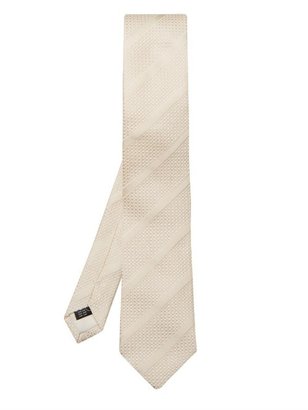 Dolce & Gabbana Diagonal-weave Martini silk tie