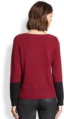 Eileen Fisher Colorblock-Detail Sweater