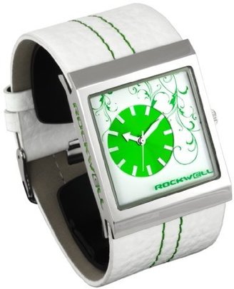 Rockwell Women's MC103 Mercedes White Leather and Green Watch