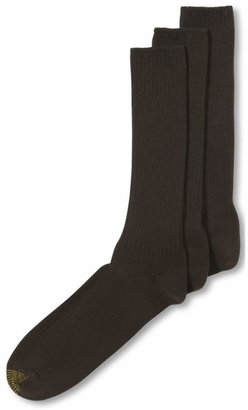 Gold Toe Gold Toeandreg; Cotton Casual 3 Pack Extended Size Men's Socks