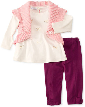 First Impressions Baby Girls' 3-Piece Fashion Set