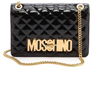 Moschino Patent Leather Shoulder Bag