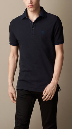 Burberry Contrast Undercollar Polo Shirt