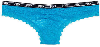 Victoria's Secret PINK Leopard Lace Thong Panty
