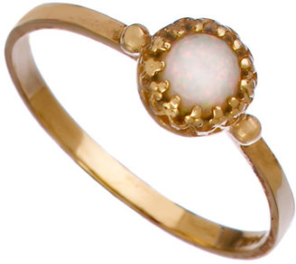 Becky Kelso Opal Gold Stacking Ring
