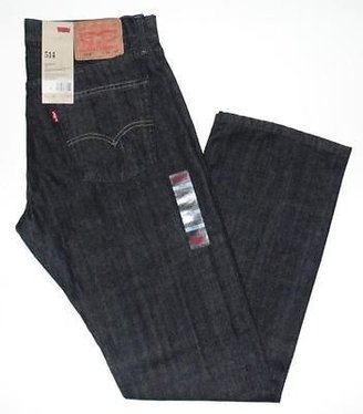 Levi's $58 LEVIS JEANS~~~514 SLIM STRAIGHT~~~32x 32~~~BLACK WASH~~~NEW WITH TAGS!!!!