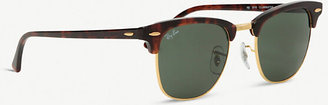 Ray-Ban Women's Mock Tortoise Arista Shell Clubmaster Sunglasses Rb3016 49