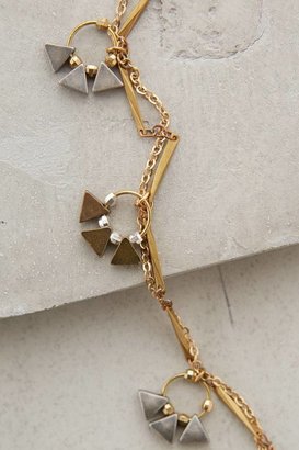 Anthropologie Pulsed Triangle Necklace