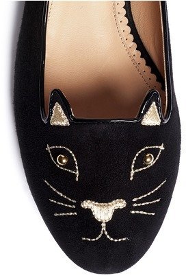 Nobrand 'Kitty Studs' suede flats