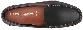 Allen Edmonds Boulder (Black Saddle Leather/Brown Trim) Men's Slip on Shoes