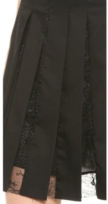 Thakoon Lace Pleated Skirt