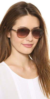 Bottega Veneta Special Fit Aviator Sunglasses