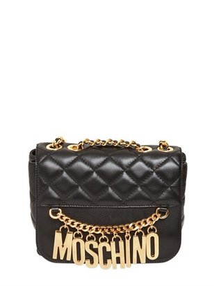 Moschino Quilted Nappa Leather Shoulder Bag