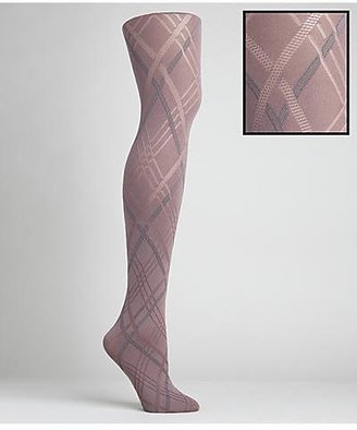 Hue Fancy Abstract Diamond Control Top Tights Panty Hose