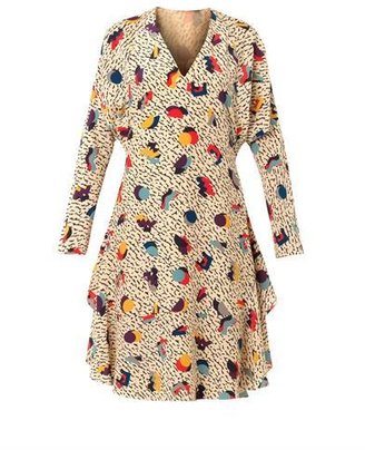 Chloé Memphis Geometric-print silk dress
