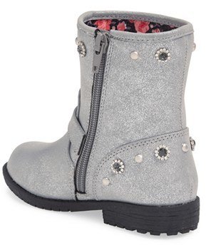 Flowers by Zoe 'Perry Flower' Boot (Walker & Toddler)