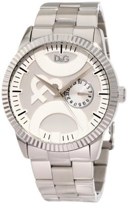 Dolce & Gabbana Men's DW0755 Twin Tip Round Analog Sub Second Hand Watch
