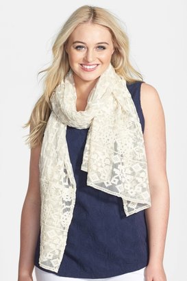 Lucky Brand Embroidered Scarf