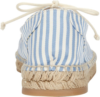 Tabitha Simmons Dolly Striped Lace-Up Espadrilles