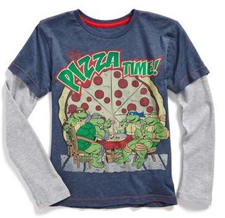 Dx-Xtreme 'Teenage Mutant Ninja TurtlesTM - It's Pizza Time' Layer T-Shirt (Toddler Boys & Little Boys)
