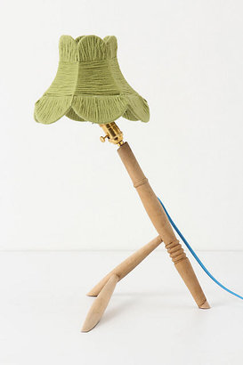 Anthropologie Timber Legs Lamp, Green Tea