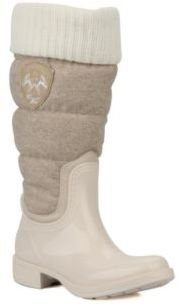 U.S. Polo Assn. Women's Adamina Rounded Toe Boots In Beige - Size 6.5