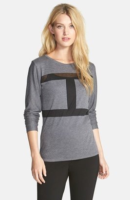 Vince Camuto Graphic Burnout Tee