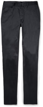 Calvin Klein Collection Crosby Slim-Fit Cotton-Blend Trousers