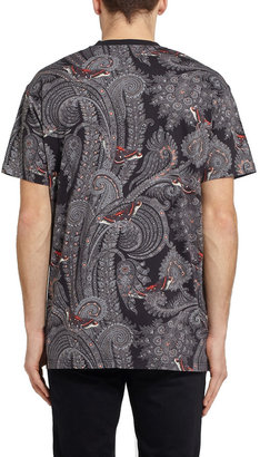 Givenchy Columbian-Fit Paisley-Print Cotton T-Shirt