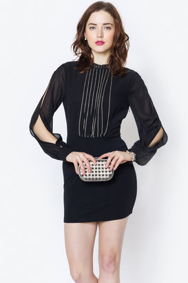 The Clothing Company Chain Front Mini Dress