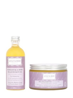 Lulu & Boo Organics - Relaxing Bath Oil And Bell Butter Set