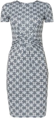 Therapy Tile print jersey tube dress