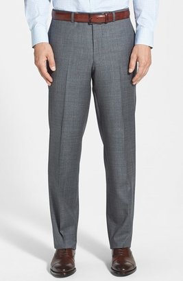 David Donahue 'Ryan' Classic Fit Grey Windowpane Suit