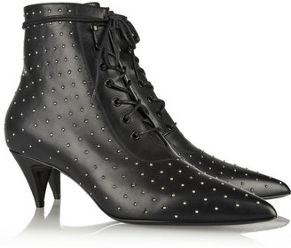 Saint Laurent Studded leather ankle boots