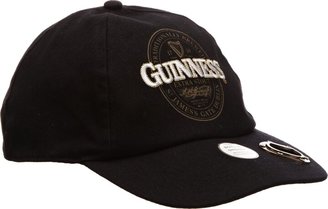 Guinness Official Merchandise Extra Stout Label Bottle Opener Cap Men's Hat Black One Size