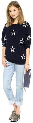 Chinti and Parker Star Outline Sweater